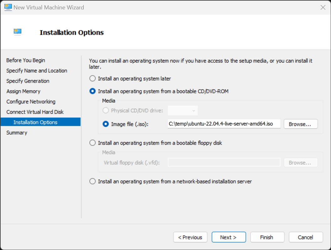 Create VM Step 6